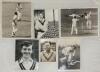 Cricket photographs. Surnames A-E circa 1950/1960&rsquo;s. Large selection of mainly official mono press photographs of Test and County cricketers, some restrike photographs included. Players include Barrington, Bailey, Barber, Bedser, Binks, Boycott, Compton, - 2