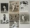 Cricket photographs. Surnames A-E circa 1950/1960&rsquo;s. Large selection of mainly official mono press photographs of Test and County cricketers, some restrike photographs included. Players include Barrington, Bailey, Barber, Bedser, Binks, Boycott, Compton, - 3