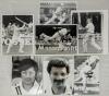 Cricket photographs. Surnames A-E circa 1970/1990&rsquo;s. Large selection of mainly official mono some colour press photographs of Test and County cricketers, some restrike photographs included. Players include Atherton, Allott, Acfield, Agnew, Alleyne, Athey, - 2