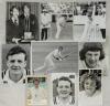 Cricket photographs. Surnames O-P circa 1970/1990&rsquo;s. Large selection of mainly official mono some colour press photographs of Test and County cricketers, some restrike photographs included. Players include P. Parker, I. Payne, D. Pringle (quantity), R. Pi - 4