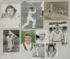 Cricket photographs. Surname R circa 1970/1990&rsquo;s. Large selection of mainly official mono some colour press photographs of Test and County cricketers, some restrike photographs included. Players include Rice, Randall (quantity), Radford (quantity), S. Rho - 3