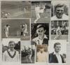 Cricket photographs. Surname S-W circa 1950/1960&rsquo;s. Large selection of mainly official mono press photographs of Test and County cricketers, some restrike photographs included. Players include Subba Row, M.J.K. Smith, J. Snow, R.T. Simpson, B. Statham, M.