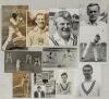 Cricket photographs. Surname S-W circa 1950/1960&rsquo;s. Large selection of mainly official mono press photographs of Test and County cricketers, some restrike photographs included. Players include Subba Row, M.J.K. Smith, J. Snow, R.T. Simpson, B. Statham, M. - 2