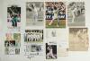 Derbyshire & Nottinghamshire 1950s-2010s. A good selection of sixty mainly modern original colour and mono press photographs, also cuttings, album pages, cards and one commemorative cover, all relating to players who have represented Derbyshire or Notting