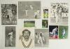 Derbyshire & Nottinghamshire 1950s-2010s. A good selection of sixty mainly modern original colour and mono press photographs, also cuttings, album pages, cards and one commemorative cover, all relating to players who have represented Derbyshire or Notting - 4