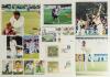 Yorkshire & Durham 1950s-2010s. A good selection of sixty mainly modern original colour and mono press photographs, also cards and the odd commemorative cover, all relating to players who have represented Yorkshire or Durham. Twenty four items are signed - 4