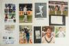 Warwickshire & Worcestershire 1950s-2010s. A good selection of sixty mainly modern original colour and mono press photographs, also cuttings, cards etc. all relating to players who have represented Warwickshire or Worcestershire. Twenty one items are sign - 2