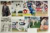 Warwickshire & Worcestershire 1950s-2010s. A good selection of sixty mainly modern original colour and mono press photographs, also cuttings, cards etc. all relating to players who have represented Warwickshire or Worcestershire. Twenty one items are sign - 3