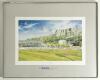&lsquo;South African First-Class Cricket Grounds&rsquo;. Richie Ryall. Set of individual limited edition colour prints of cricket grounds, Boland Park, Buffalo Park, Centurion Park, Kingsmead, Newlands, Springbok Park, St. Georges Park and the Wanderers Stadium. All 