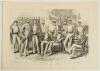 &lsquo;The Warwickshire Cricket Club (Sketches at the County Ground)&rsquo; by E.C. Mountford. Original double page supplement to &lsquo;The Dart&rsquo; magazine 22nd June 1888, featuring illustrations of Shilton, Mr. H.C. Maul, Mr. L.C. Docker, The Pavilion, Mr. Ansell Hon. Sec - 2