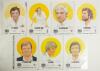 &lsquo;Wisden Five Cricketers of the Year&rsquo;. Denise Dean 2004-2006. Black binder comprising thirty five prints from the series, each limited to 150 copies and signed by the artist. Various limitation numbers. Twenty seven are signed by the featured player. Signa - 3