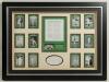 &lsquo;My Greatest England XI&rsquo;. Harold Dennis &lsquo;Dickie&rsquo; Bird. Yorkshire & Leicestershire 1956-1964. In October 2006 &lsquo;Dickie&rsquo; Bird was asked to name his greatest England team. This large mounted display contains a copy of the original listing he made including th