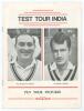 India tour of England 1971. Official autograph sheet with printed title and players&rsquo; names, signed in ink by all eighteen of the listed members of the touring party. Signatures are Wadekar (Cpt), Venkataraghavan, Abidali, Baig, Bedi, Chandrasekhar, Engine - 2