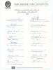 &lsquo;India. Bicentennial World Youth Cup 1988&rsquo;. South Australia Cricket Association headed sheet signed by the Indian youth touring party. Fifteen signatures including Senthilvathan (Cpt), Amre, Bannerjee, Hirwani, Singh Mongia, Raju, Virdi etc. The sheet inc