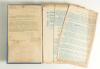 Hedley Verity. Yorkshire & England 1930-1939. A collection of scrapbooks containing newspaper reports and cuttings covering the playing career of Verity, the compiler unknown. The eight large scrapbooks cover the years 1930, 1931, 1932/33, 1933, 1934, 193