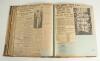 Hedley Verity. Yorkshire & England 1930-1939. A collection of scrapbooks containing newspaper reports and cuttings covering the playing career of Verity, the compiler unknown. The eight large scrapbooks cover the years 1930, 1931, 1932/33, 1933, 1934, 193 - 10