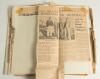 Hedley Verity. Yorkshire & England 1930-1939. A collection of scrapbooks containing newspaper reports and cuttings covering the playing career of Verity, the compiler unknown. The eight large scrapbooks cover the years 1930, 1931, 1932/33, 1933, 1934, 193 - 12