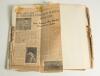 Hedley Verity. Yorkshire & England 1930-1939. A collection of scrapbooks containing newspaper reports and cuttings covering the playing career of Verity, the compiler unknown. The eight large scrapbooks cover the years 1930, 1931, 1932/33, 1933, 1934, 193 - 14