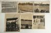Hedley Verity. Yorkshire & England 1930-1939. M.C.C. tour of Australia &lsquo;Bodyline&rsquo; 1932/33. A selection of thirty six mono press photographs, the majority from the tour. Photographs include Hedley packing his cricket bag before leaving, ticker-tape goodbye - 2