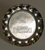 Maharaja Kumar of Vizianagram&rsquo;s XI v M.C.C. 10th to 12th January 1934. Silver [?] salver presented to Hedley Verity by Maharaja Vizianagram during the tour match played at the Maharaja of Benares Palace Ground, Benares on the M.C.C. tour. The salver with 