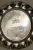 Maharaja Kumar of Vizianagram&rsquo;s XI v M.C.C. 10th to 12th January 1934. Silver [?] salver presented to Hedley Verity by Maharaja Vizianagram during the tour match played at the Maharaja of Benares Palace Ground, Benares on the M.C.C. tour. The salver with - 2