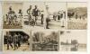 Hedley Verity. Yorkshire & England 1930-1939. M.C.C. tour of India 1933/34. A selection of twenty three mono press photographs featuring Verity and his team mates. Photographs include players onboard ship ready for the voyage to commence including Verity, - 3